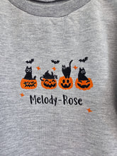 Load image into Gallery viewer, Spooky Cats Embroidered Jumper