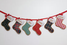 Load image into Gallery viewer, Christmas Stocking Bunting