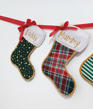 Load image into Gallery viewer, Christmas Stocking Bunting