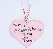 Load image into Gallery viewer, Embroidered Keepsake Heart