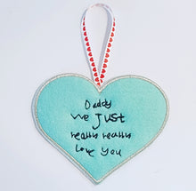 Load image into Gallery viewer, Embroidered Keepsake Heart