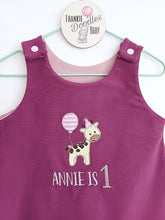 Load image into Gallery viewer, Custom Embroidered Birthday Romper