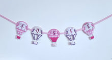Load image into Gallery viewer, Hot Air Balloon Personalised Bunting
