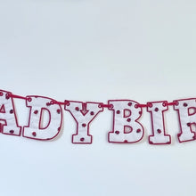Load image into Gallery viewer, Ladybird Personalised Bunting