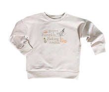 Load image into Gallery viewer, Pumpkin Picking Embroidered Oversized Jumper
