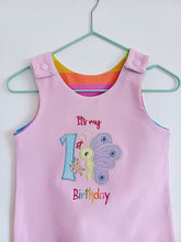 Load image into Gallery viewer, Embroidered Birthday Romper