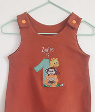 Load image into Gallery viewer, Embroidered Birthday Romper