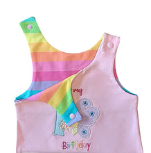 Load image into Gallery viewer, Embroidered Birthday Romper