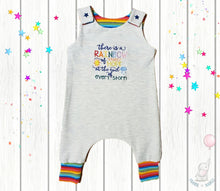 Load image into Gallery viewer, Rainbow Baby Embroidered Romper