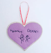 Load image into Gallery viewer, Embroidered Keepsake Heart
