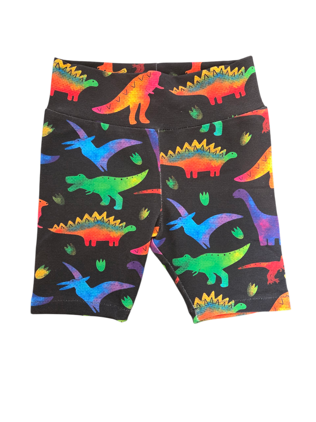 Rainbow Dino Cycle Shorts 2-3Y