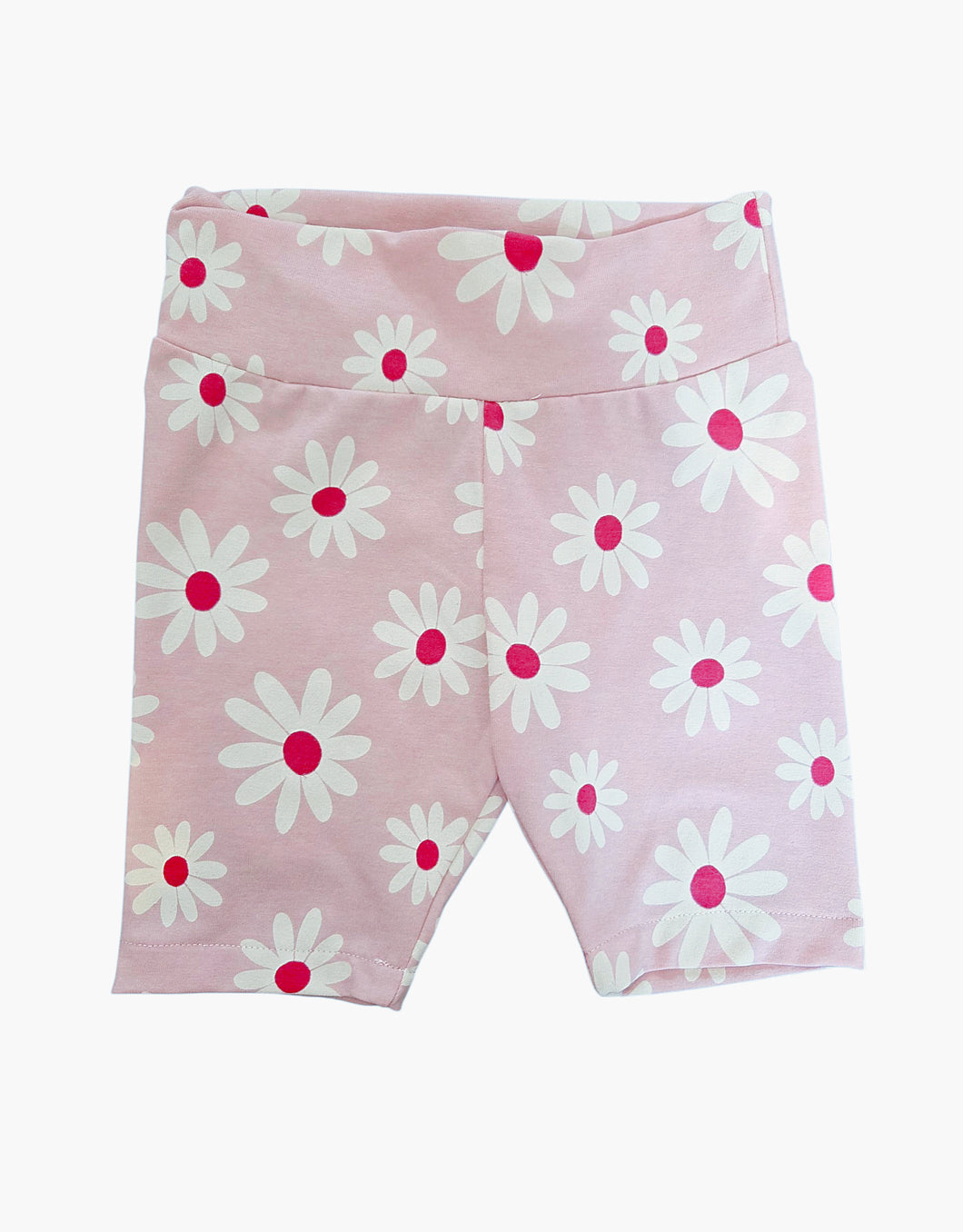 Pink Flower Cycle Shorts 3-4Y