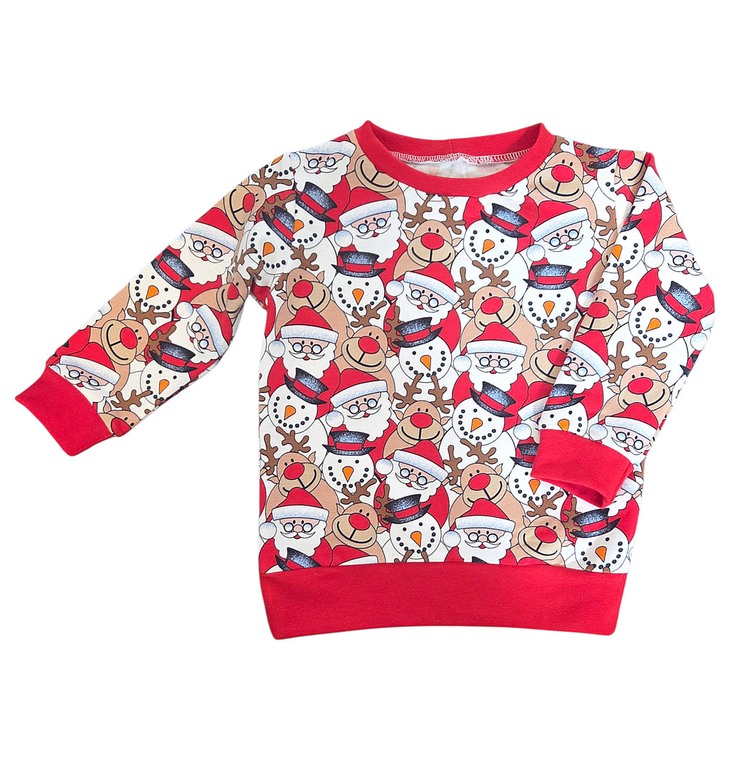 Santa & Friends Jumper 12-18M
