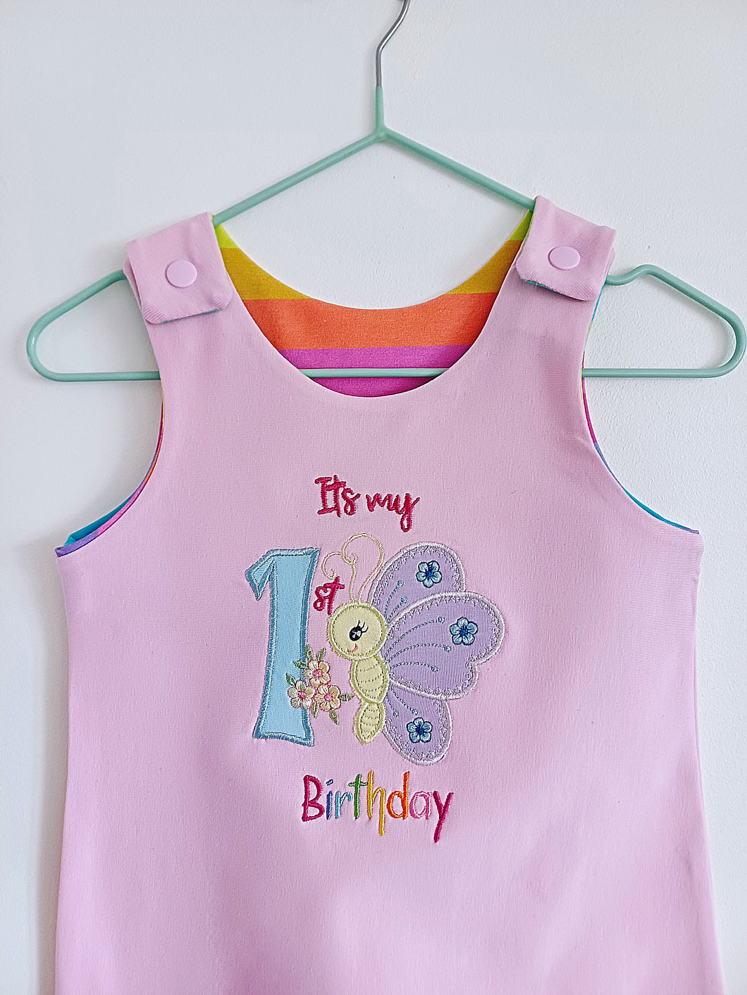 Embroidered Birthday Romper