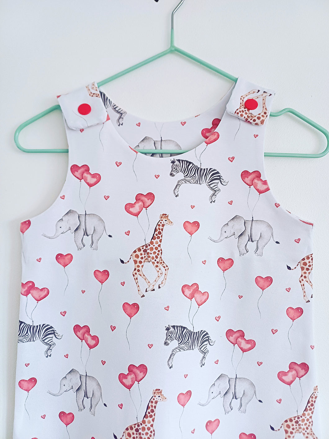 Safari Love Romper Ready To Ship 9-12M