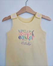 Load image into Gallery viewer, My First Easter Embroidered Romper
