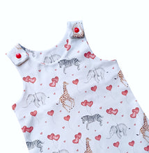 Load image into Gallery viewer, Safari Love Romper Ready To Ship 9-12M
