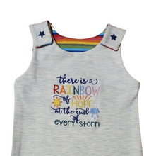 Load image into Gallery viewer, Rainbow Baby Embroidered Romper
